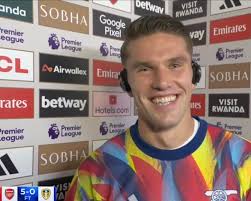 Joelinton and his missus watching