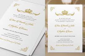 Royal Wedding Invitation By Aarleykaiven On Envato Elements Royal Wedding Invitation Wedding Invitation Card Template Fairytale Wedding Invitations