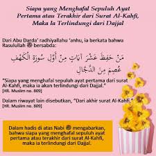 Surah al kahfi ayat 1 10 baca di hari jumat inilah keistimewaan yang membacanya bangka pos. Surat Al Kahfi Surat Ke Berapa Kumpulan Surat Penting