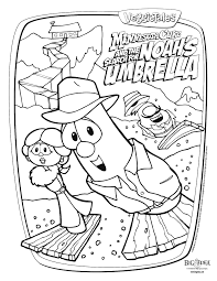 It's simple characters, bright colors and catchy tunes sweeten the christian message.the real appeal of the veggies is their wackiness. Veggie Tales Coloring Pages
