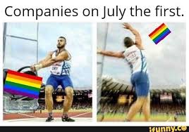 When it's 'pride month' keep calm thanks for the advice and be proud of who you are this meme is lit, lmao yeet. Companies On July The First Ifunny Funny Memes Memes Funny