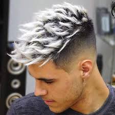 Men's hair color idea is the best choice to look this hairstyle is cute as natural black & blue mix hair color ideas for men with standing streaks at the front section. 30 Hair Color Highlights For Men To Rejuvenate Youth