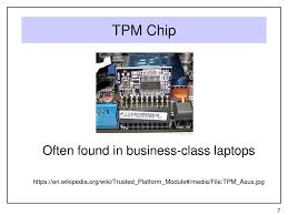 How to check if windows pc has a trusted platform module (tpm) chip. Trusted Computing And The Trusted Platform Module Ppt Download