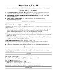 Resume For Mechanical Engineer Experience Essay Writing University Level