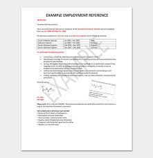 Singh is an employee of microsoft corporation in the us. Employment Reference Letter How To Write With Sample Letters