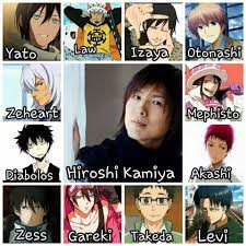Levi ackerman voice actor characters. Seiyuu Hiroshi Kamiya Anime Crossover Otaku Anime Anime Life