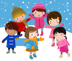 Winter coloring pages are a great way to get kids (and adults) excited for the winter season. Winter And Children Royalty Free Cliparts Vectors And Stock Illustration Image 9775362
