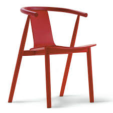 Jasper Morrison Bac Chair In Red Furniture Chair Armchair Furniture Wood Chair