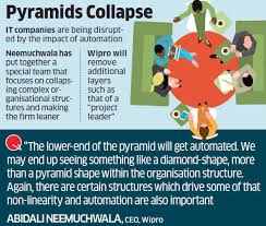 wipro wipro initiates move to do away with excess layers of