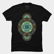Rippled Mandala T Shirt By Lyle1958 Design By Humans