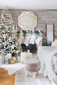 White lights adds a magical ambiance. Cozy And Neutral Christmas Decor Neutral Christmas Decor Christmas Decorations Living Room White Christmas Decor