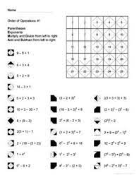 Maybe you would like to learn more about one of these? Order Of Operations Color Worksheet 1 25 Whole Number Problems That Are Well Balanced And Gradually I Order Of Operations Color Worksheets Basic Math Skills