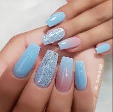 Acrylicnailart special nails blue acrylic nails blue nails, light blue coffin nails blue acrylic nails cute acrylic, baby blue with silver nails nails coffinnails winternails, us 1 24 10 off almond fake artificial acrylic nail tips light sky blue rough baby blue coffin nails spring summer nail art acrylicnails. Light Blue Gold Nails Novocom Top