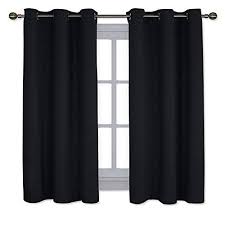 Nicetown Pitch Black Solid Thermal Insulated Grommet Blac Https Www Amazon Com Dp B01cs31r94 R Curtains Thermal Insulated Blackout Curtains Black Curtains