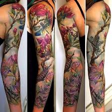Tattoos Artists Girls Style Culture Inked Magazine Floral Tattoo Sleeve Sleeve Tattoos For Women Nature Tattoo Sleeve