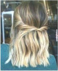 Simple Half Up Twist Hairstyle Prom Hairstyles For Medium Hair Simple Half U Frisurenfrdenabschlussball Pr Hair Styles Short Wavy Hair Thick Hair Styles