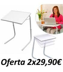 Compra en la tienda en casa las últimas novedades en moda, electrónica, informática, libros busca en la tienda en casa con una fotografía en lugar de texto. Mesa Plegable Table Mate Mesa Auxiliar Plegable Table Mate