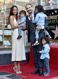 Zoe saldana speaks at the guardians of the galaxy attraction at disneyland. Zoe Saldana And Marco Perego S Sweet Love Story Life As Parents