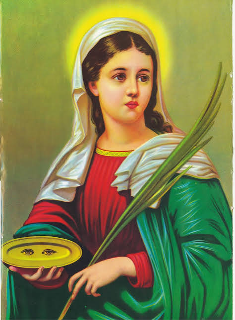 SANTA LUZIA - 13 de dezembro | Diocese De Amparo