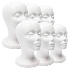 Amazon Com Mannequin Head Model Female Foam Hat Wig Jewelry Holder Shop Display Stand Rack Beauty Mannequin Heads Hat Display Wigs