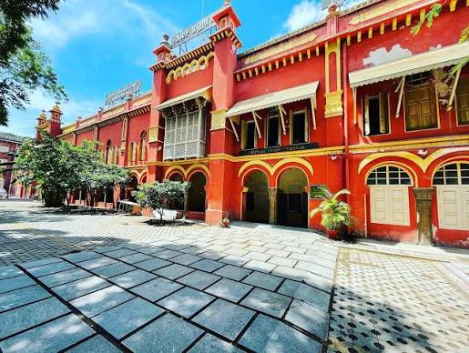 Chepauk Palace was the official residence of the Nawab of Arcot from 1768 to 1855. It is situated in the neighbourhood of Chepauk in Chennai, India and is constructed in the Indo-Saracenic