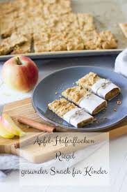 Apfel Haferflocken Riegel Gesunder Snack Lieblingszwei Foodblog Rezept Musliriegel Rezept Gesunde Snacks Rezepte