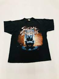 Battlejacket (update) not for sale or trade. Vintage Suicidal Tendencies T Shirt Rock Tour Tee Shirt Top Etsy