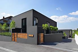 Black And Grey Houses Black House Dva Arhitekta Facade House House Exterior Rendered Houses