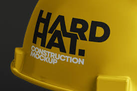 Download Psd Hard Hat Construction Mockup Psd Mock Up Templates Pixeden