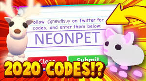 We will keep you posted as soon as some new ones drop. Trying All New Adopt Me Codes March 2020 In Roblox For Free Legendary Pets Youtube