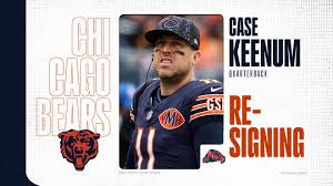 Bears re-sign QB Case Keenum to 2-year deal