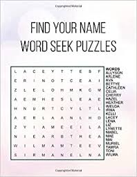 Discover the best word games in best sellers. Find Your Name Word Seek Puzzles 100 Large Print Word Search Puzzle Book With Solutions For Adults And Kids Top Usa First Last Names Edition Press Onlinegamefree 9798633166606 Amazon Com Books