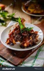 Ayam Goreng Lada Hitam Is Made From Crispy Fried Chicken With Black Pepper Sauce Crispy Fried Chicken Stuffed Peppers Crispy