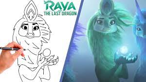 Character page for raya and the last dragon. How To Draw Pengu Dragon Form Raya And The Last Dragon Step By Step Youtube