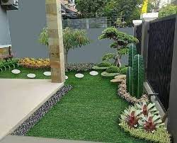 Anda dapat menyulap halaman depan rumah sebagai lahan hijau. 11 Inspirasi Desain Taman Depan Rumah Bisa Jadi Daya Tarik Hunian