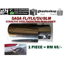 Info harga karet hari ini kami ambil dari berbagai sumber yang terpercaya dan tetap saja. Saga Fl Flx Blm Sporty Stainless Steel Ekzos Pipe Head Cover Shopee Malaysia
