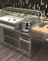 Gekuhlte Sushi Werkbank Gekuhlte Sushi Werkbank Restaurant Kuche Design Kuchentheke Design Kuche Diy