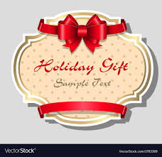 holiday gift card template royalty free