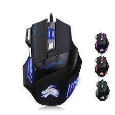 professional wired gaming mouse 7 button 5500 dpi led optical usb gamer computer mouse mice cable mouse high quality souris d ordinateur souris gamer souris