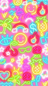 Blackberry Fun And Iphone Image Neon Wallpaper Rainbow Wallpaper Iphone Background Wallpaper