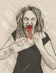 ⬇ descargue fotos de zombie mujer ✔ gran banco de imágenes de stock ▶ millones de fotos sin royalties de la mejor calidad a precios asequibles. Ilustracion Realista Del Vector De La Mujer Zombie Girl Comer A Alguien Ilustraciones Vectoriales Clip Art Vectorizado Libre De Derechos Image 46359460