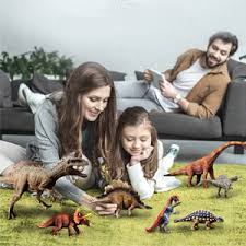 Large dinosaur toy vastatosaurus rex with movable jaw, jurassic world dinosaur action figure vrex toy plastic educational animal model figurine for collector, home decoration, party favor (green). Amazon Com Gemini Genius 4 Pcs Jurassic World Dinosaur Toys Realistic Jumbo Dinosaur Figures With Movable Jaw For Dinosaur Lovers Party Gifts And Birthday Gifts To Kids 3 12 Years Old Toys Games