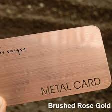 See more ideas about homemade cards, cards, card design. Rose Gold Metal Business Card Vistaprint Ideas Gift Card Design