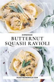 Butternut Squash Ravioli And Brown Butter Sauce Recipe Recipe Butternut Squash Ravioli Tasty Vegetarian Recipes Easy Pasta Recipes