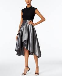 Sl Fashions Embellished High Low Cocktail Dress Macys Com High Low Cocktail Dress White Cocktail Dress Evening Dress Fashion