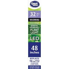 Or do you need to buy a new fixture. Great Value Led Light Bulb 18w 32w 40w Equivalent T8 T12 Grow Light Replacement Lamp G13 Base Non Dimmable Plant Light 48 Inches 1 Pack Walmart Com Walmart Com