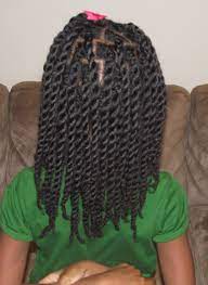 Hair Twists Rope Twists On Natural Hair Without Hair Bands Black Little Girl Hairstyles Natural Hair Styles Black Kids Hairstyles