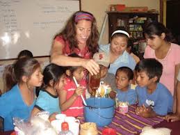 Kathy An Enthusiastic Volunteer Gave Cooking Classes To The Children In The Open Windows Morning Program Open Window Cooking Classes Volunteer