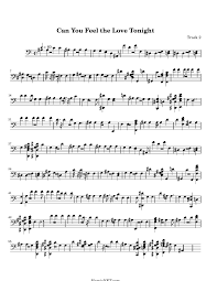 Can You Feel The Love Tonight Sheet Music Can You Feel The Love Tonight Score Hamienet Com