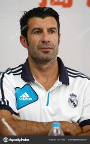 Portuguese Football Star Luis Figo Real Madrid Leyendas Pictured Charity —  Stock Editorial Photo © IC Photo #242124762